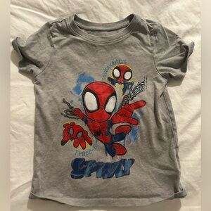 Gray Spider-Man Graphic T-Shirt